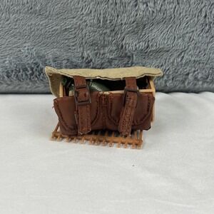 VTG GI Joe Pigeon Cage Back Pack w/ Grenade & Canteen 2000 Hasbro